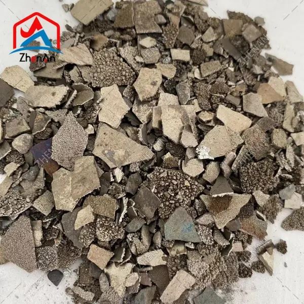 1-2mm Electrolytig Mn99.95% Flake Ar gyfer Rheoli Aloi